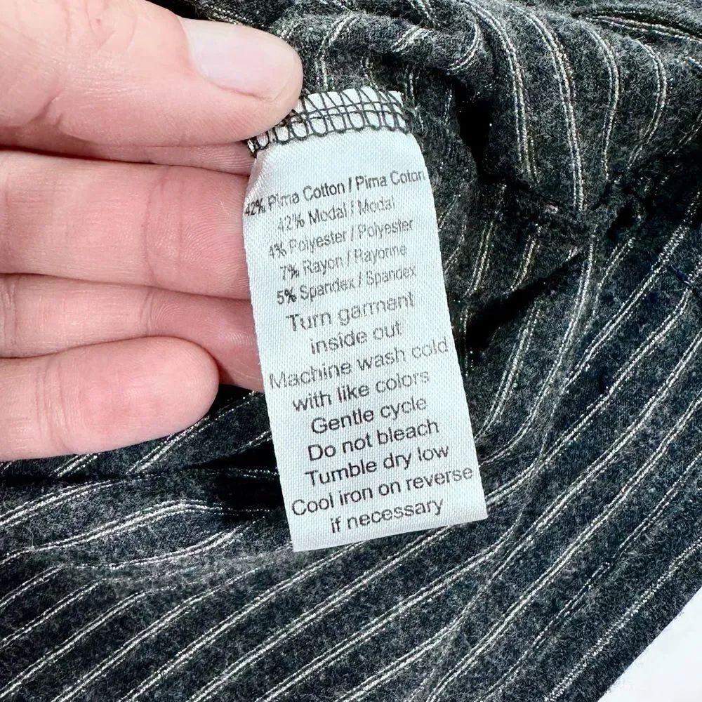 ATM black striped tee S - Picture 4 of 8